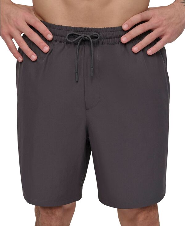 【送料無料】 ダナ キャラン ニューヨーク メンズ ハーフパンツ・ショーツ 水着 Men's Core Valley Stretch Performance 7" Volley Shorts Charcoal