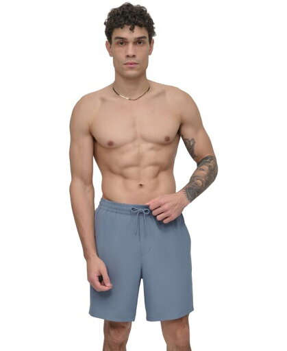 【送料無料】 ダナ キャラン ニューヨーク メンズ ハーフパンツ・ショーツ 水着 Men's Core Valley Stretch Performance 7" Volley Shorts Dusty Blue 【送料無料】 ダナ キャラン ニューヨーク メンズ ハーフパンツ・ショーツ 水着 Men's Core Valley Stretch Performance 7" Volley Shorts Dusty Blue