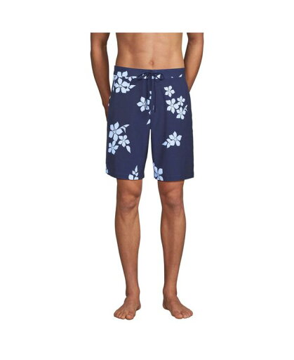 【送料無料】 ランズエンド メンズ ハーフパンツ・ショーツ 水着 Men's 9" Quick Dry Board Shorts Navy/dusty blue phlox floral 【送料無料】 ランズエンド メンズ ハーフパンツ・ショーツ 水着 Men's 9" Quick Dry Board Shorts Navy/dusty blue phlox floral