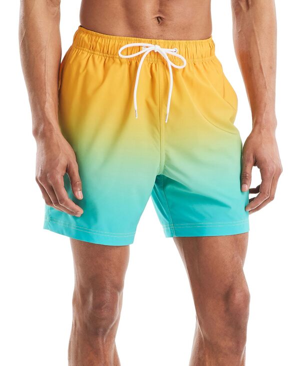 ナウティカ メンズ 水着 ハーフパンツ・ショーツ Nautica Beach Boys x Men's Quick-Dry Gradient Swim..