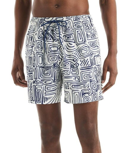 【送料無料】 ナウティカ メンズ ハーフパンツ・ショーツ 水着 Beach Boys x Men's Quick-Dry Wood-Grain Swim Trunks Egret 【送料無料】 ナウティカ メンズ ハーフパンツ・ショーツ 水着 Beach Boys x Men's Quick-Dry Wood-Grain Swim Trunks Egret