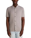 【送料無料】 カール ラガーフェルド メンズ ポロシャツ トップス Men's Knit Cardigan Polo Shirt Grey