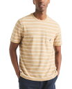 【送料無料】 ナウティカ メンズ Tシャツ トップス Men's Stripe Crewneck T-Shirt Sandy Bar(4)