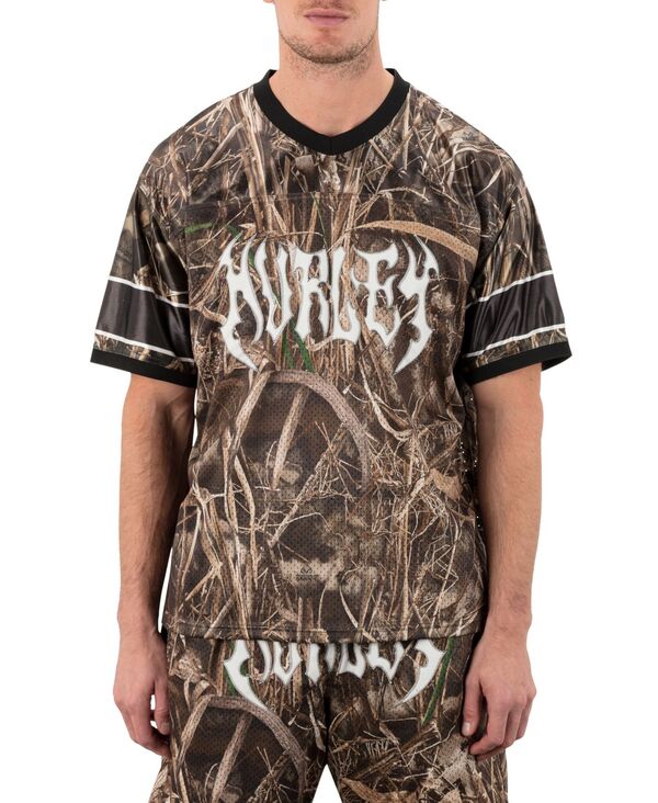 【送料無料】 ハーレー メンズ Tシャツ トップス Men's Realtree Blitz Short Sleeve Jersey T-Shirt Black