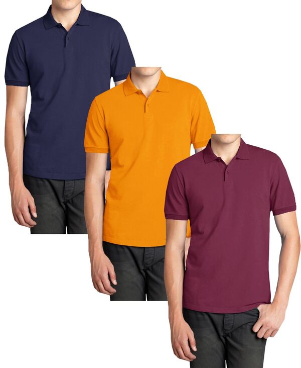 ̵ 饯Хϥӥå  ݥ ȥåץ Men's 3-Pack Polo Avenue Short Sle...