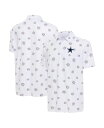 【送料無料】 アンティグア メンズ ポロシャツ トップス Men's White Dallas Cowboys Fireworks Polo White