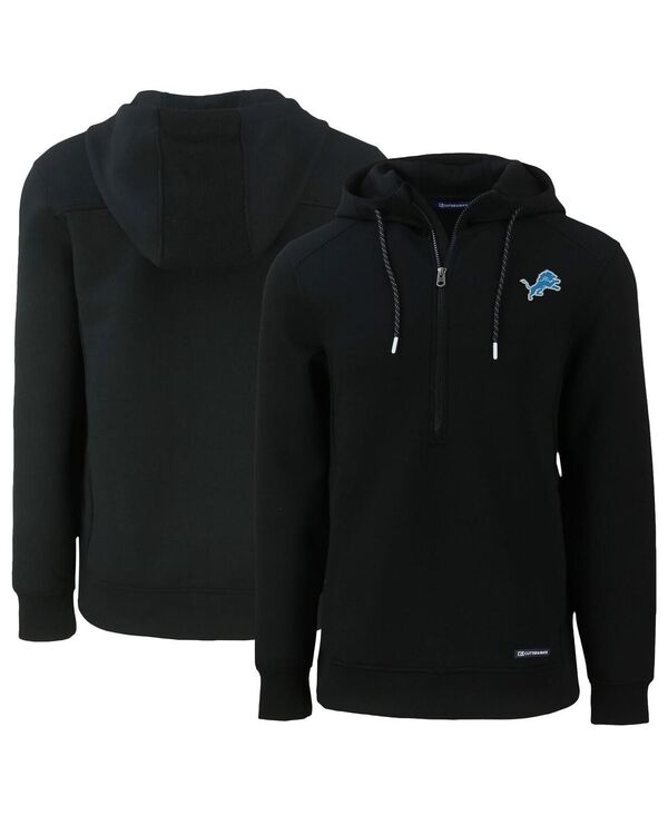 カッターアンドバック メンズ アウター パーカー・スウェット パーカー Cutter & Buck Men's Black Det..