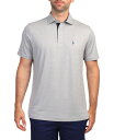 【送料無料】 テーラーバード メンズ ポロシャツ トップス Men's Melange Mesh Performance Polo Lt grey