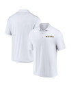 【送料無料】 ファナティクス メンズ ポロシャツ トップス Men's White Baltimore Ravens Lockup Polo Shirt Whi...