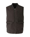 【送料無料】 ソログッド メンズ ベスト トップス Men's Stone Wash Herringbone All Year Vest Tarmac