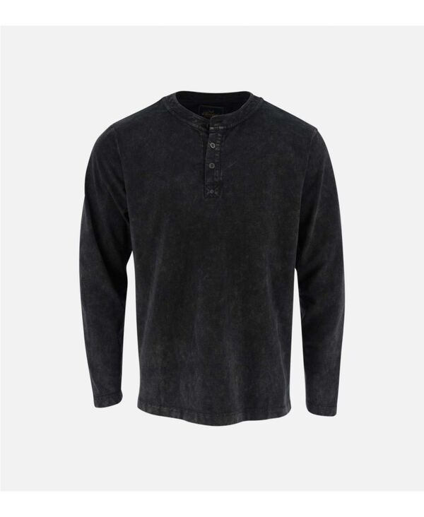 楽天ReVida 楽天市場店【送料無料】 ソログッド メンズ Tシャツ トップス Men's Heavyweight Vintage Wash Long Sleeve Henley Otter