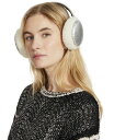 【送料無料】 スティーブ マデン レディース 帽子 アクセサリー Women's Cozy Glitter Faux-Suede Earmuffs Silver