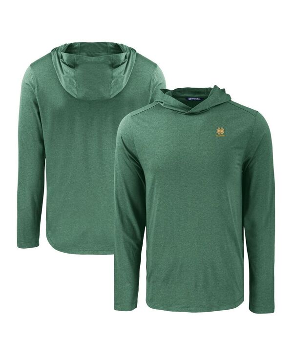 カッターアンドバック メンズ トップス Tシャツ パーカー Cutter & Buck Men's Green Notre Dame Fight..
