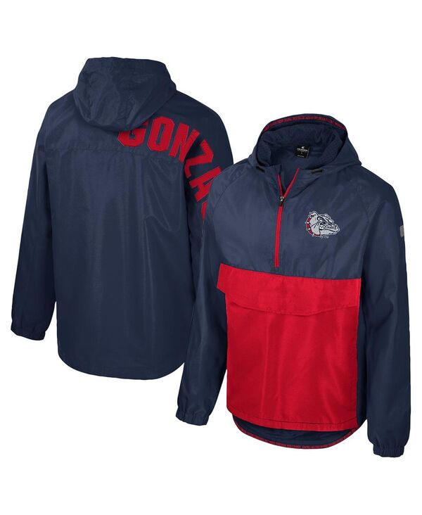 コロシアム メンズ アウター ジャケット・ブルゾン ジャケット Colosseum Men's Navy Gonzaga Bulldogs Reloaded Anorak Half-Zip Jacket Navy ネイビー