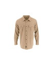 【送料無料】 ソログッド メンズ シャツ トップス Big & Tall Heavyweight Brushed Button Up Shirt Curry melange