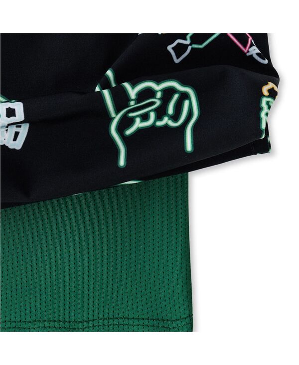 【送料無料】 チャビーズ メンズ ハーフパンツ・ショーツ 水着 Men's 5.5" Black New York Jets The Neon Lined Classic Swim Trunks Black