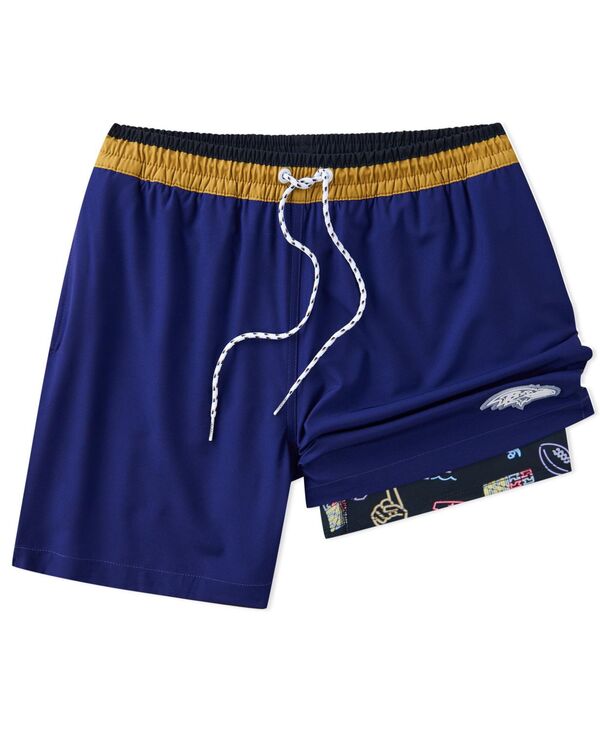 【送料無料】 チャビーズ メンズ ハーフパンツ・ショーツ 水着 Men's 5.5" Purple Baltimore Ravens Lined Classic Swim Trunks Purple