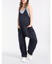 【送料無料】 マザーフッドマタニティー レディース ジャンプスーツ トップス Women's Sleeveless Relaxed Fit Maternity Jumpsuit Black(4)
