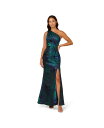 【送料無料】 アドリアナ パペル レディース ワンピース トップス Women's Jacquard Printed Asymmetric One-Should...