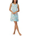 【送料無料】 クドルドッズ レディース ナイトウェア アンダーウェア Women's Sleeveless Ruffled-Hem Chemise Blue P...