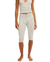 【送料無料】 フリーピープル レディース ナイトウェア アンダーウェア Women's Full Bloom Capri Pajama Pants Natura...