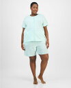 【送料無料】 チャータークラブ レディース ナイトウェア アンダーウェア Plus Size Cotton Floral Bermuda Pajamas Set...