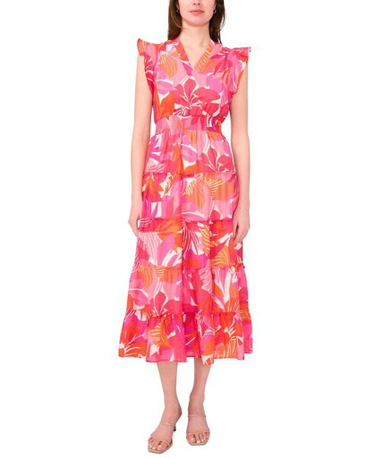 【送料無料】 ミスク レディース ワンピース トップス Petite Floral-Print Maxi Dress Raspberry 【送料無料】 ミスク レディース ワンピース トップス Petite Floral-Print Maxi Dress Raspberry