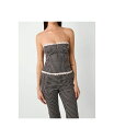 【送料無料】 ウィ ウォー ワット レディース シャツ トップス Women's Strapless Corset Black multi