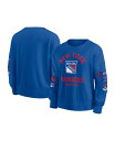 【送料無料】 ファナティクス レディース パーカー・スウェット アウター Women's Blue New York Rangers Go Team Pullo...