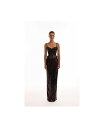 【送料無料】 ミルカ レディース シャツ トップス Women's Sensational spaghetti straps sequined corset Black