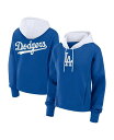【送料無料】 ファナティクス レディース パーカー・スウェット アウター Women's Royal Los Angeles Dodgers Oversized...