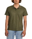 【送料無料】 ゲス メンズ ポロシャツ トップス Men's Logan Short Sleeve Knit Polo Shirt Olive Morning