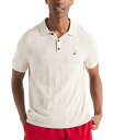 【送料無料】 ナウティカ メンズ ポロシャツ トップス Men's Sailboat Textured Sweater Polo Shirt Nautica S...