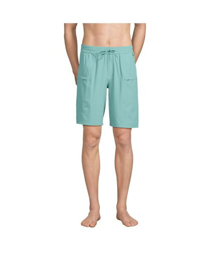 【送料無料】 ランズエンド メンズ ハーフパンツ・ショーツ 水着 Men's 9 Inch Packable Cargo Swim Shorts Pale teal 【送料無料】 ランズエンド メンズ ハーフパンツ・ショーツ 水着 Men's 9 Inch Packable Cargo Swim Shorts Pale teal
