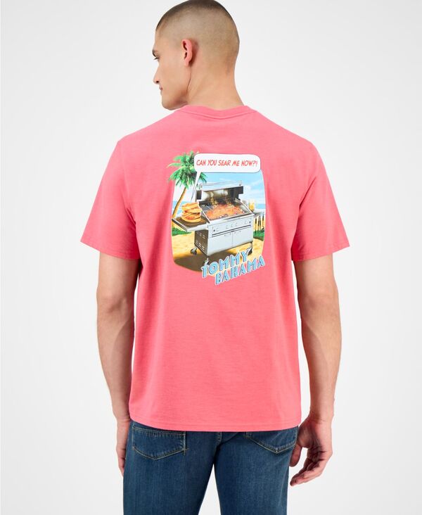 【送料無料】 トッミーバハマ メンズ Tシャツ トップス Men's Can You Sear Me Now Graphic T-Shirt Claret