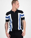 【送料無料】 ヒューゴボス メンズ ポロシャツ トップス Men's Short Sleeve Colorblocked Polo Sweater Medium...