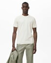【送料無料】 マンゴ メンズ Tシャツ トップス Men's COOLMAX Slim-Fit T-Shirt White