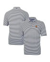 【送料無料】 カッターアンドバック メンズ ポロシャツ トップス Men's Vault DryTec Virtue Eco Pique Stripe Polo...