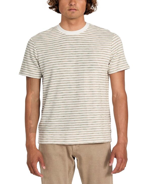 ゲス メンズ トップス Tシャツ クルーネック シャツ GUESS Men's Baxter Short Sleeve Striped Crewnec..