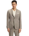 【送料無料】 ヒューゴボス メンズ ジャケット・ブルゾン ブレザー アウター Men's Virgin Wool Silk Slim-Fit Blazer Da...