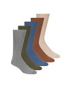 【送料無料】 スコッチアンドソーダ メンズ 靴下 アンダーウェア Men's 5-Pack Ribbed Crew Dress Socks Dark gray