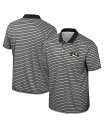 【送料無料】 コロシアム メンズ ポロシャツ トップス Men's Black Missouri Tigers Striped Polo Shirt Black