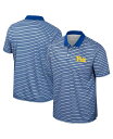 【送料無料】 コロシアム メンズ ポロシャツ トップス Men's Royal Pitt Panthers Striped Polo Shirt Royal
