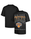 【送料無料】 47ブランド メンズ Tシャツ トップス Men's Black New York Knicks Afterhours Foundation Premium Heavyweight T-Shirt Black