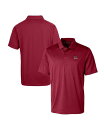 【送料無料】 カッターアンドバック メンズ ポロシャツ トップス Men's Maroon South Carolina Gamecocks Vault Prospect Textured Stretch Polo Maroon