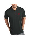 【送料無料】 アンティグア メンズ ポロシャツ トップス Men's Indiana Hoosiers Tribute Polo Charcoal