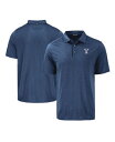 【送料無料】 カッターアンドバック メンズ ポロシャツ トップス Men's Navy Yale Bulldogs Coastline Epic Comfort...