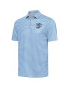【送料無料】 アンティグア メンズ ポロシャツ トップス Men's Heather Powder Blue Oklahoma City Thunder Ski...