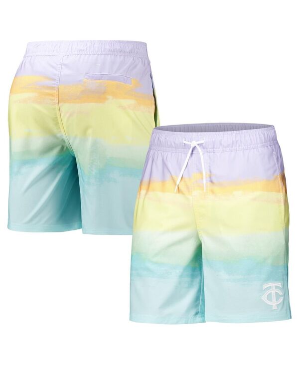 【送料無料】 カール バンクス メンズ ハーフパンツ・ショーツ 水着 Men's Minnesota Twins Perfect Game Volley Board Shorts Gray