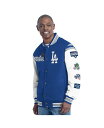 【送料無料】 カール バンクス メンズ ジャケット・ブルゾン アウター Men's Royal Los Angeles Dodgers Recruit Commemorative Full-Snap Varsity Jacket Royal